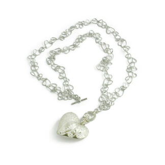 Pure Silver Heart Necklace