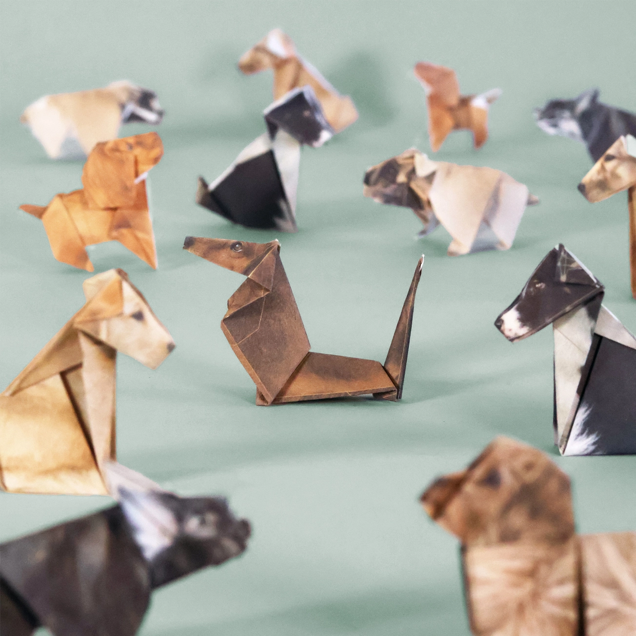 Paper Pups | Perfect For Dog Lovers | Cute Diy Origami Kit - Image 2
