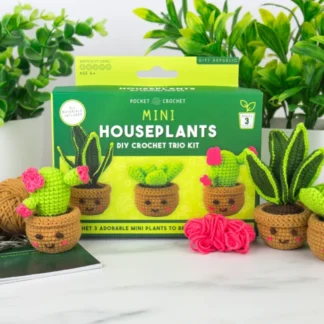 Pocket Crochet Craft Kits - Mini Houseplants