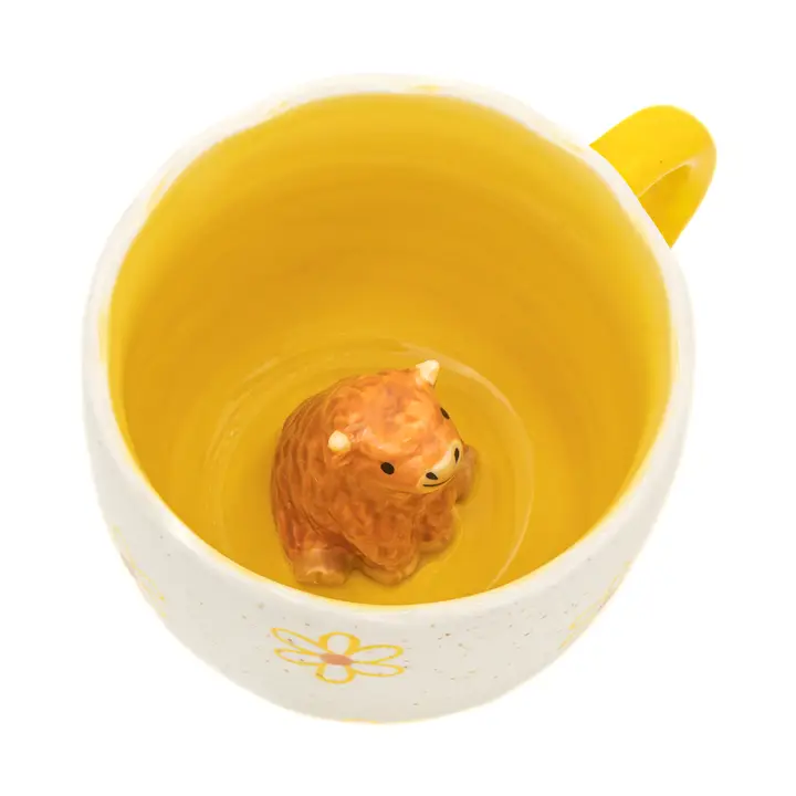 Surprise Highland Cow Mug